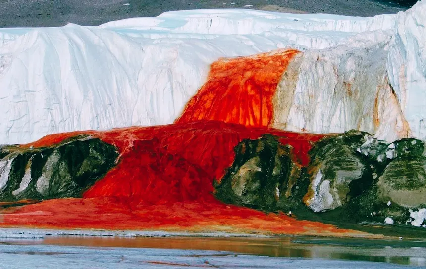 Blood Falls in Antarctica
