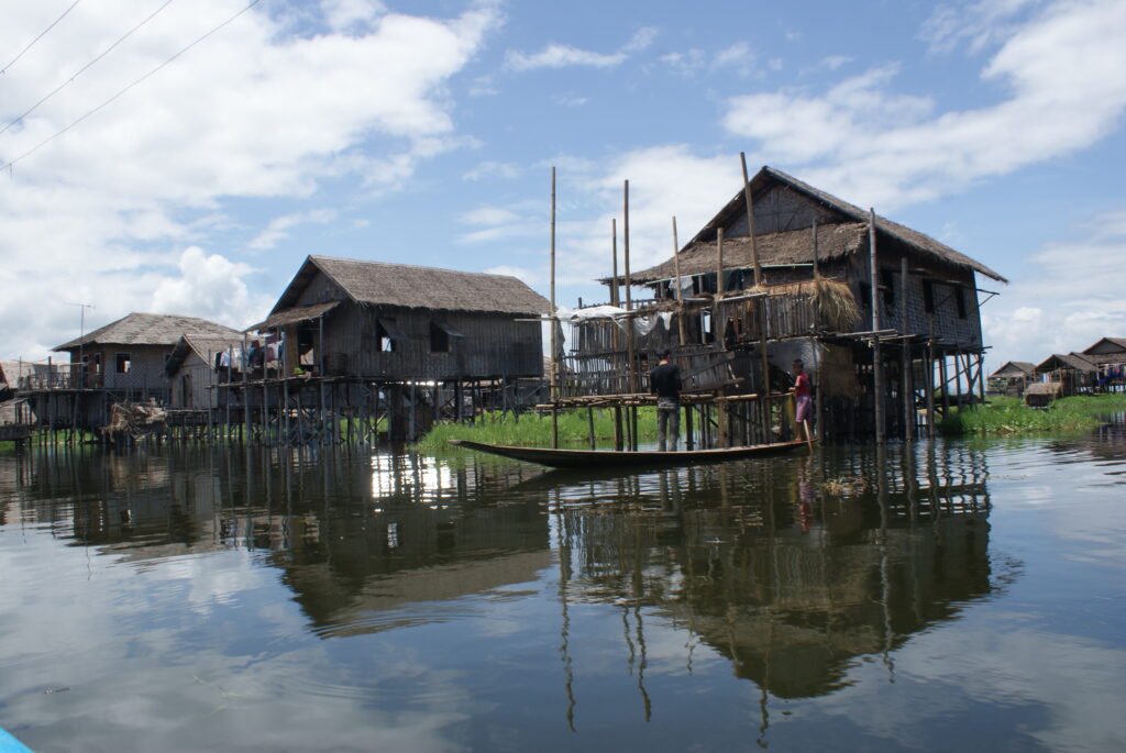 Inle Lake floating village