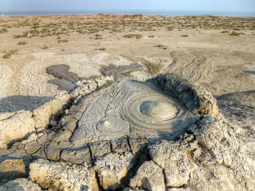 Mud Volcanoes in Azerbaijan
