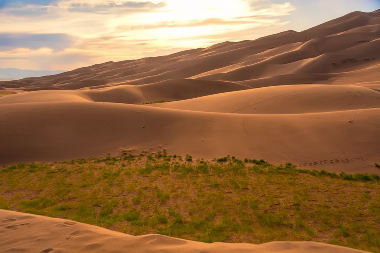 The Singing Sand Dunes