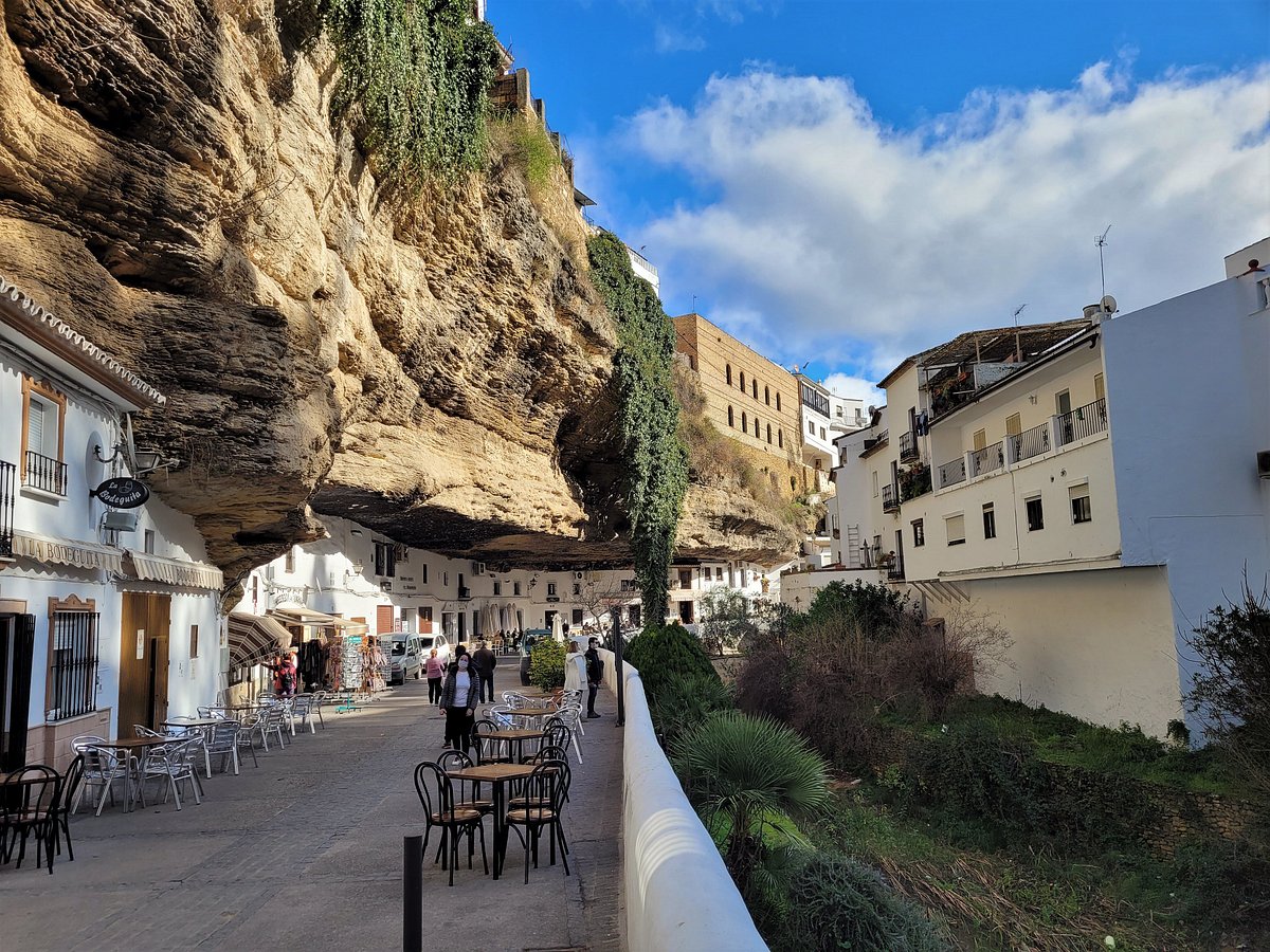 Village Under a Giant Rock