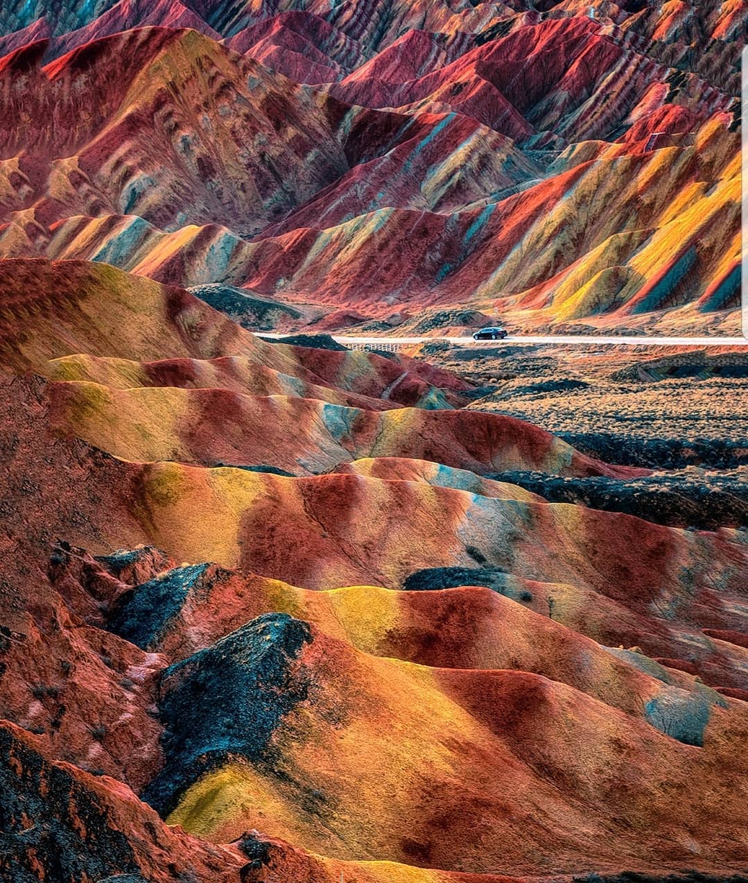 Zhangye Rainbow Mountains