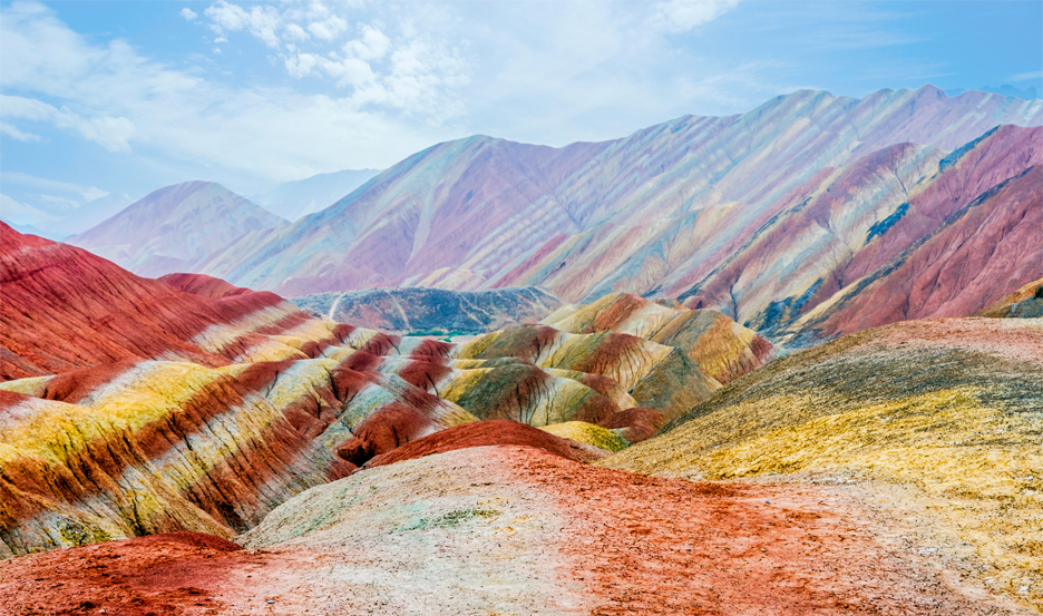 Zhangye Rainbow Mountains