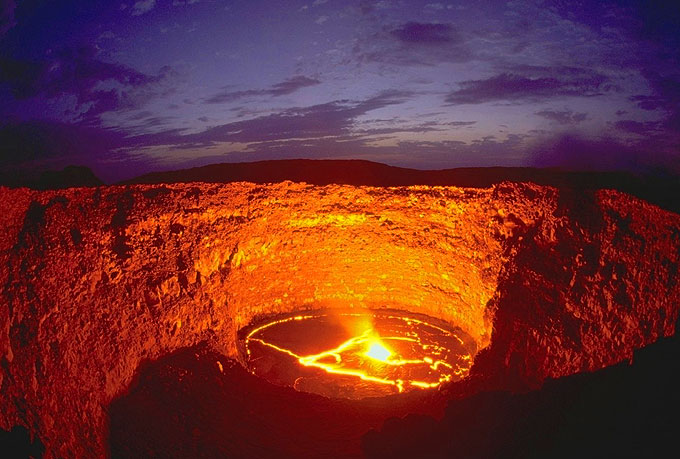 The Eternal Lava Lake of Mount Erta Ale, Ethiopia: A Real-Life Hell on Earth