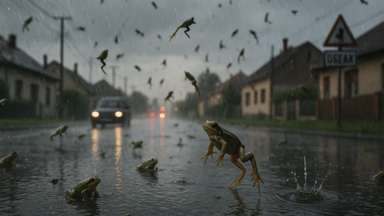 The Frog Rain Village in Serbia, When the Sky Showers Amphibians
