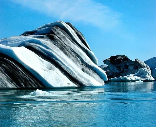 Rainbow-Layered Iceberg