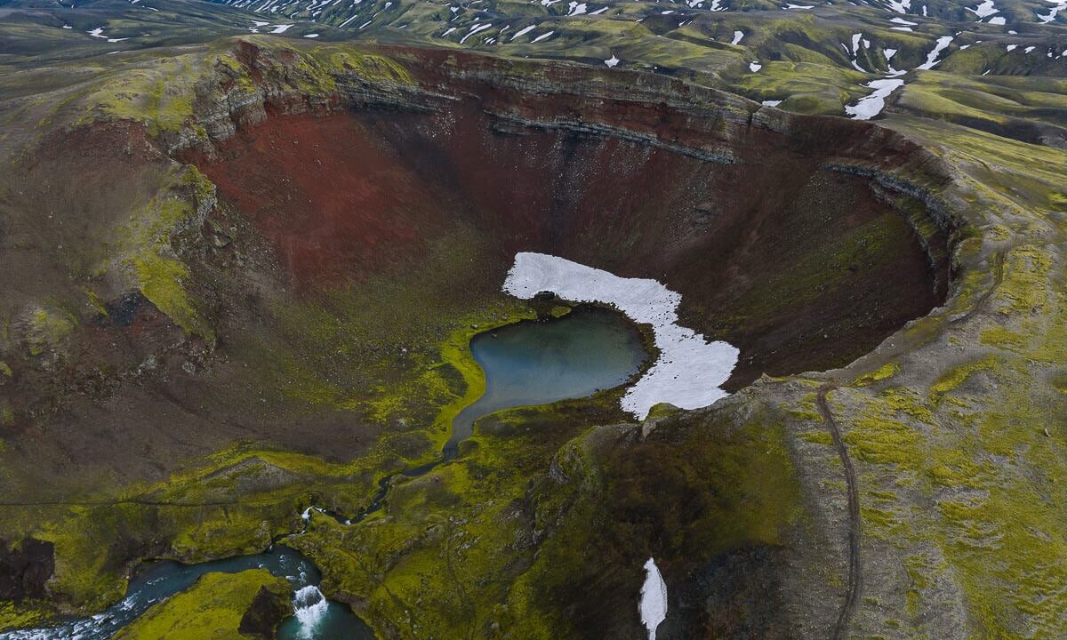 The Volcano That Glows Green Iceland’s Mysterious Natural Light Show