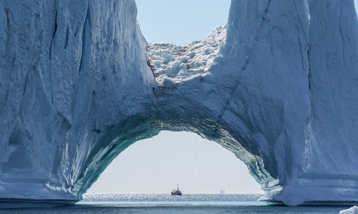 H-Shaped Iceberg, Greenland Perfect Natural Symmetry