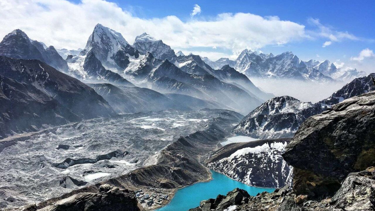 Lakes Above the Clouds Nepal’s High-Altitude Gems with Sky Reflections