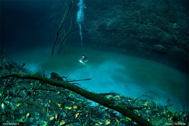 Underwater River in Mexico