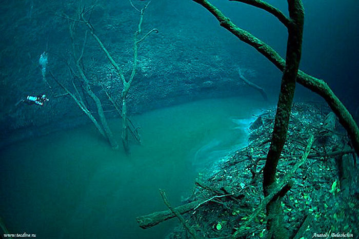 Underwater River in Mexico