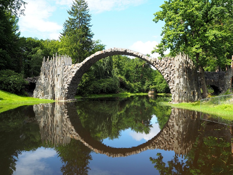 Rakotzbrücke (Devil’s Bridge) Germany’s Enchanting Circular Illusion