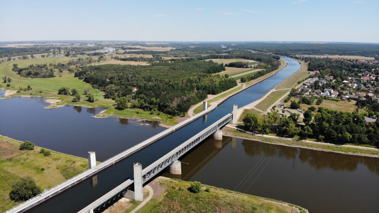 The Magdeburg Water Bridge – Germany’s Floating Aqueduct Over the Elbe