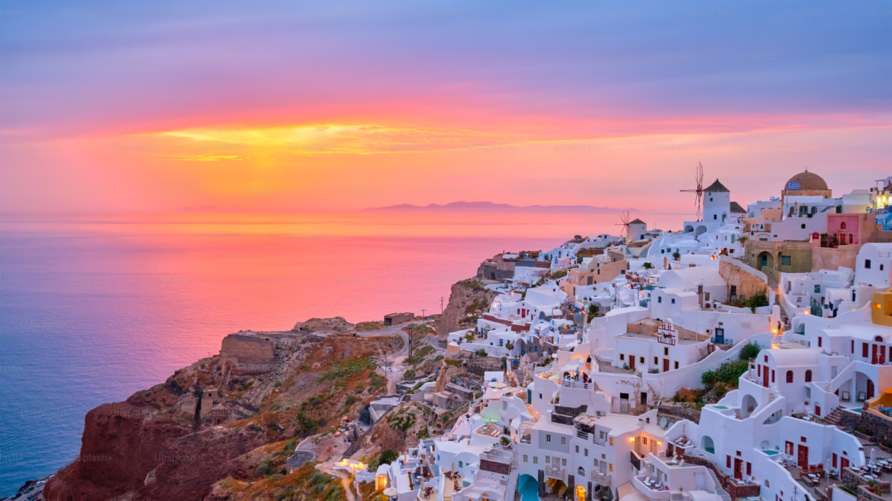 The Town of White Limestone Houses Oia, Greece and Its Timeless Cliffside Beauty