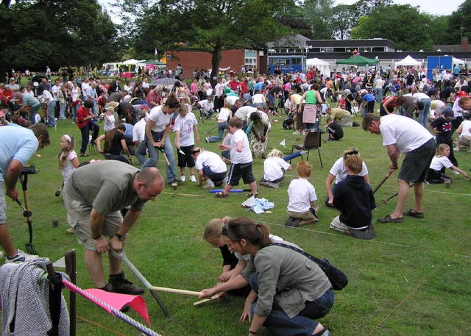 World Worm Charming Championships – Coaxing Worms Out of the Ground in Cheshire, England